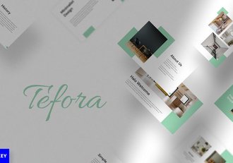 清新自然风演示主题Keynote模板 - 顶尖PPT