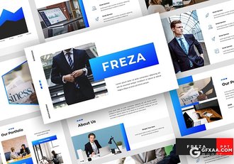 36页商务风格企业团队介绍项目业务介绍展示PPT模板 - 顶尖PPT