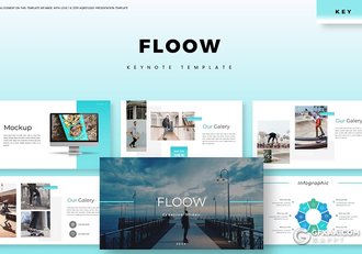 50页国外简约风格商务工作汇报总结通用keynote模板5种主题配色 - 顶尖PPT
