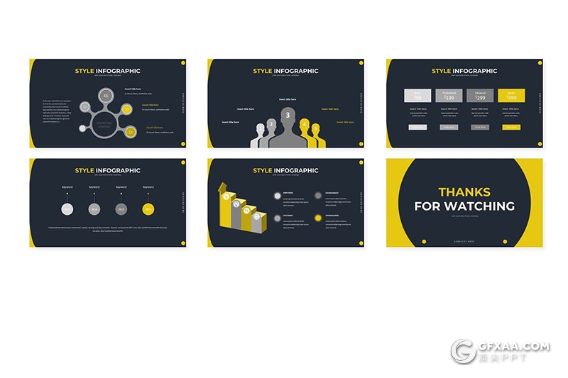 30页创意版式设计魅力女性行业主题keynote模板5种配色主题 - 顶尖PPT