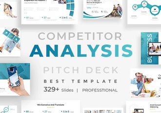 329页国外大型商务企业公司介绍项目合作工作汇报高端PPT模板 - 顶尖PPT