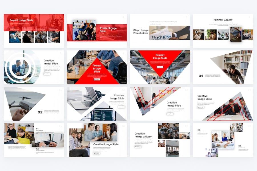 红色创意大气商业计划企业合作团队介绍多用途keynote模板 - 顶尖PPT