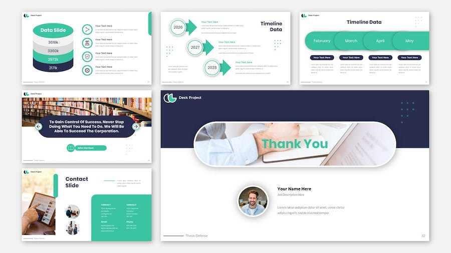 创意图形设计国外商务通用风格PPT模板 - 顶尖PPT