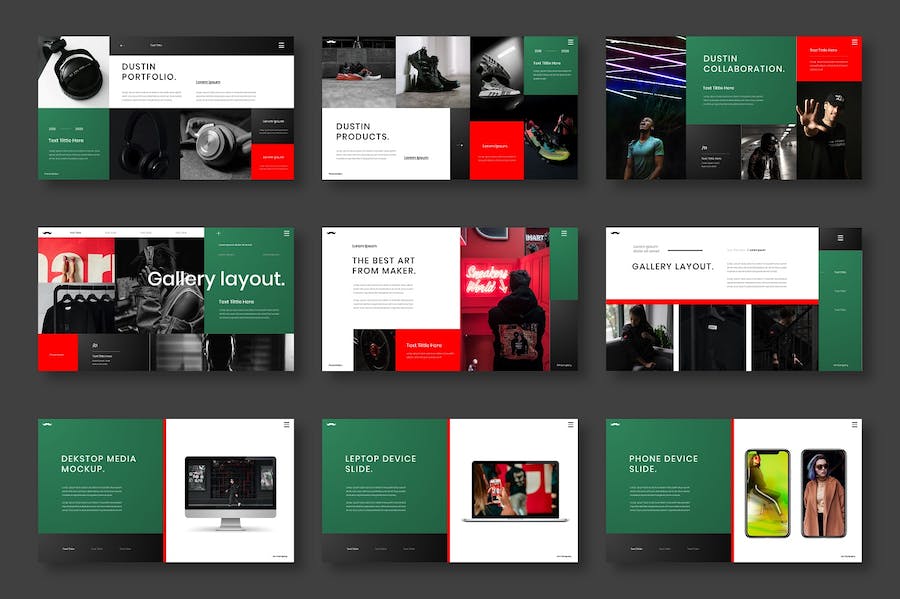 时尚商务企业品牌营销推广PPT模板 - 顶尖PPT