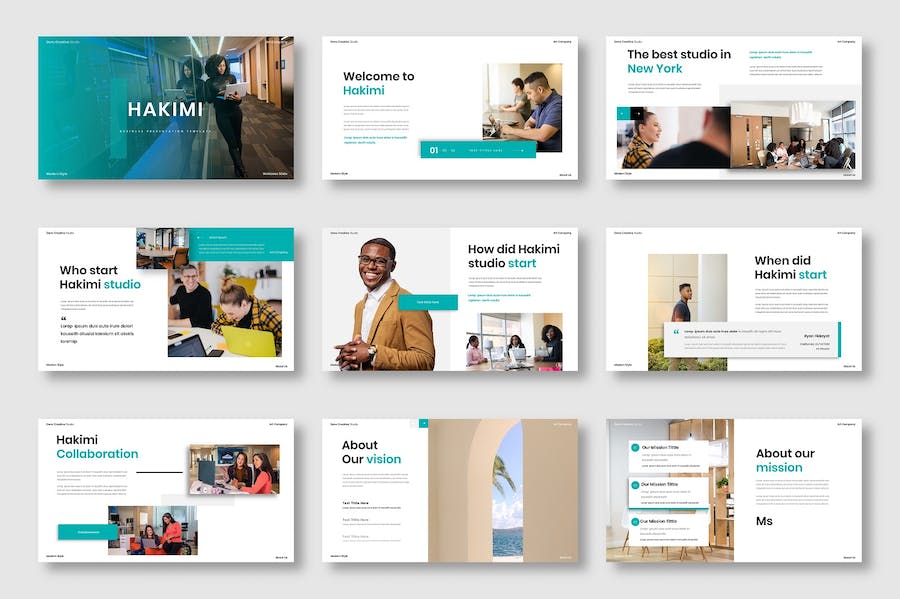 商务企业产品服务展示PPT模板 - 顶尖PPT