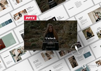 50页扁平化简约时尚流行风格PPT模板 - 顶尖PPT