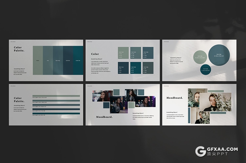 50页扁平化简约时尚流行风格PPT模板 - 顶尖PPT