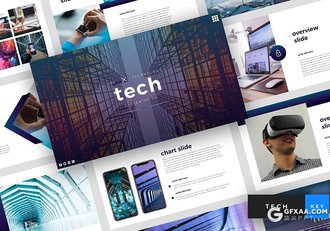 36页未来科技主题科技项目介绍展示keynote模板 - 顶尖PPT