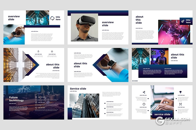 36页未来科技主题科技项目介绍展示PPT模板 - 顶尖PPT