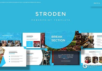 30页购物商城服装门店统计数据分析多用途PPT模板5种主题配色 - 顶尖PPT