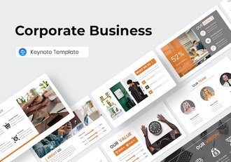 企业商务融资计划书Keynote模板 - 顶尖PPT