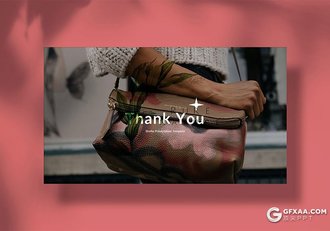 30页简约文艺风格摄影模特展示keynote模板 - 顶尖PPT