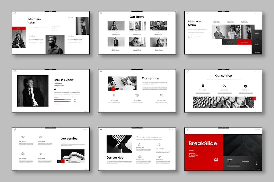 创意视觉商务企业品牌营销展示Keynote模板 - 顶尖PPT