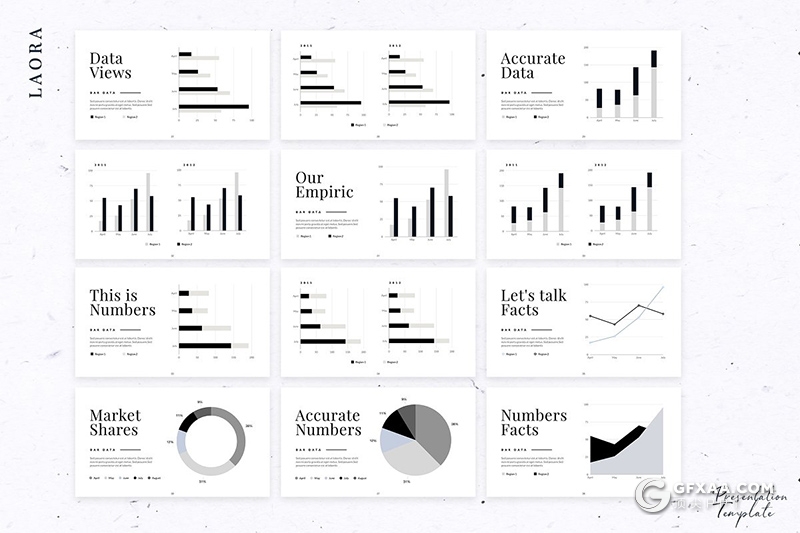 41页简约时尚服装秀女服装数据分析统计keynote模板 - 顶尖PPT