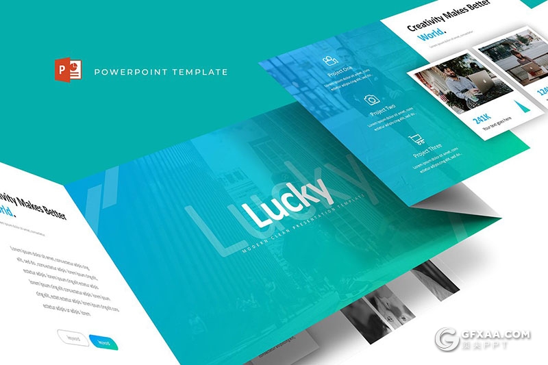 30页蓝绿配色商务工作汇报总结企业介绍国外PPT模板5种主题配色 - 顶尖PPT