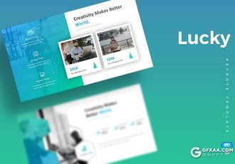 30页蓝绿配色商务工作汇报总结企业介绍国外多用途keynote模板5种主题配色 - 顶尖PPT