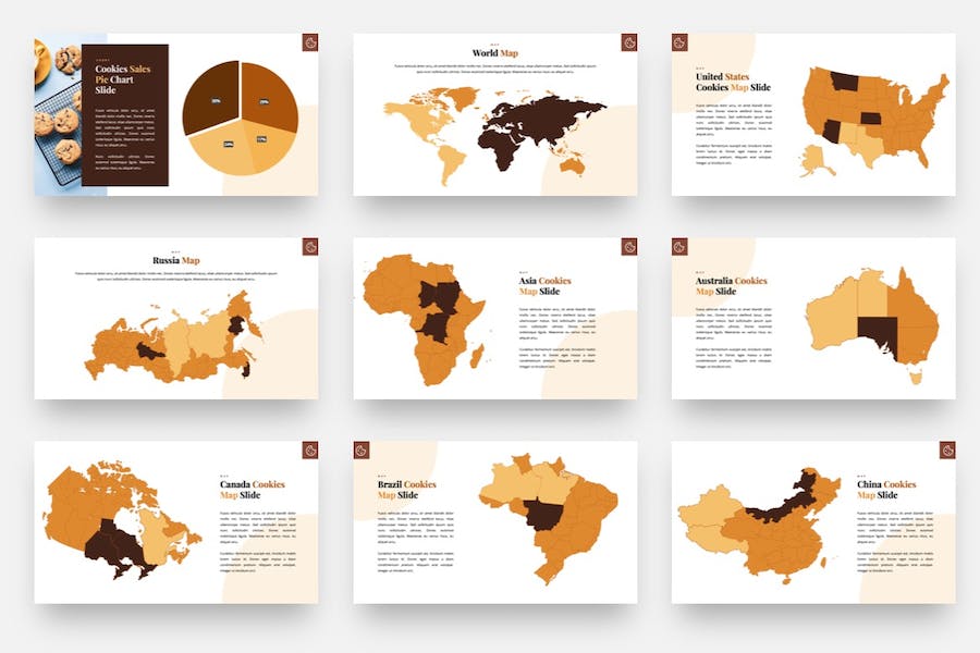 烘焙行业饼干蛋糕饼干食品keynote演讲模板 - 顶尖PPT