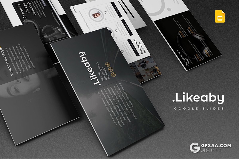 30页黑色产品介绍展示数据分析统计多用途Google slides模板5种主题配色 - 顶尖PPT