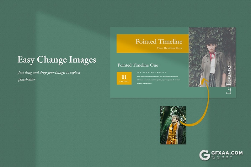 30页绿色扁平化简约时尚风格PPT模板 - 顶尖PPT