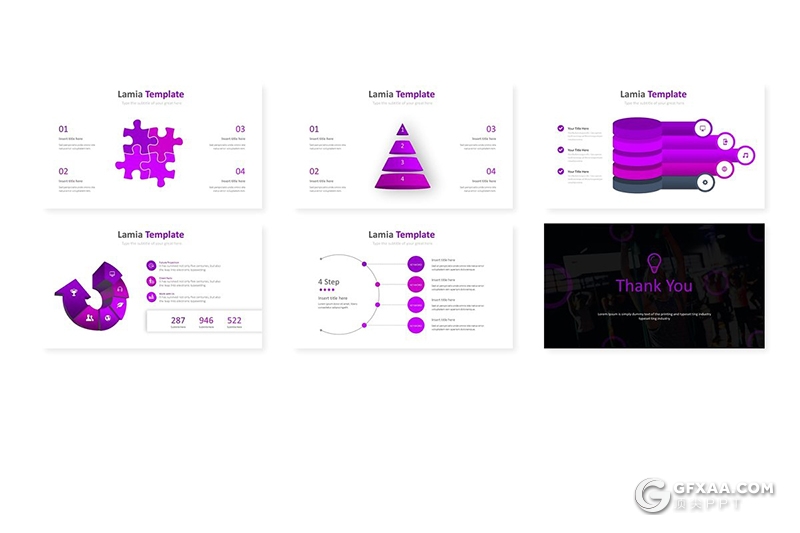 30页扁平化演唱会活动策划方案PPT模板5种主题配色 - 顶尖PPT