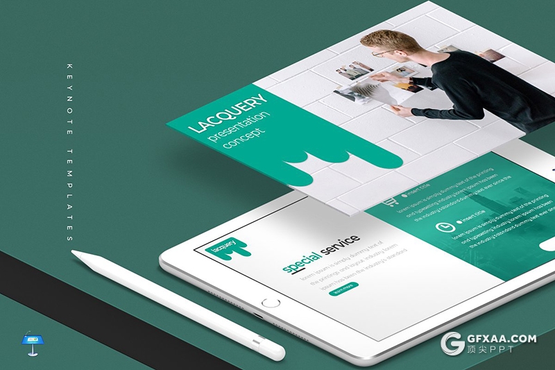 30页企业项目合作介绍工作总结计划多用途keynote模板5种主题配色 - 顶尖PPT