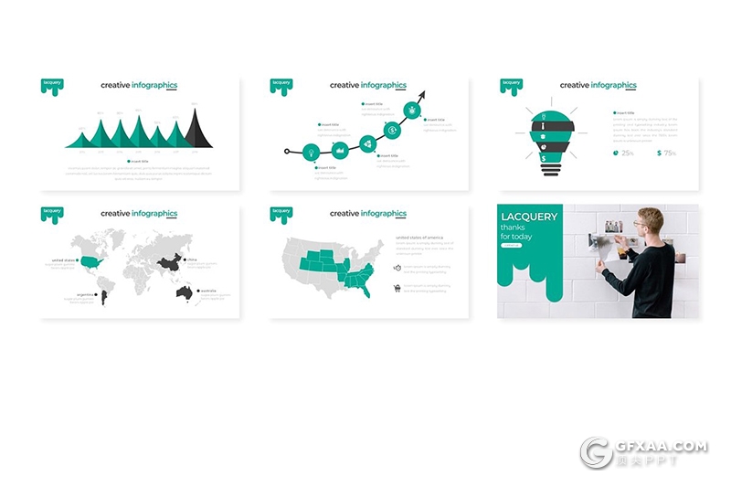 30页企业项目合作介绍工作总结计划多用途keynote模板5种主题配色 - 顶尖PPT