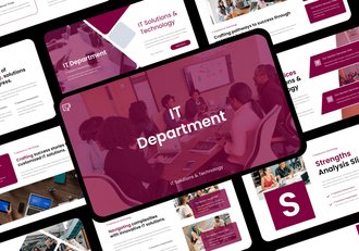 IT解决方案和技术演示keynote模板 - 顶尖PPT