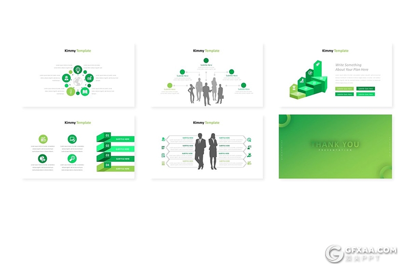 30页商务项目介绍工作总结汇报计划多用途keynote模板5种主题配色 - 顶尖PPT