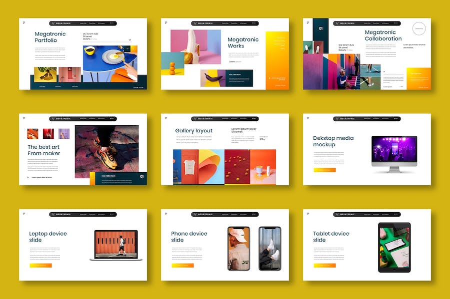 欧美商务风格企业团队展示PPT模板 - 顶尖PPT