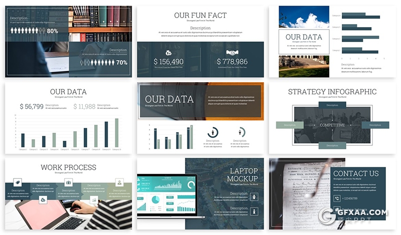 30页企业团队介绍工作汇报计划多用途PPT模板3种主题配色 - 顶尖PPT