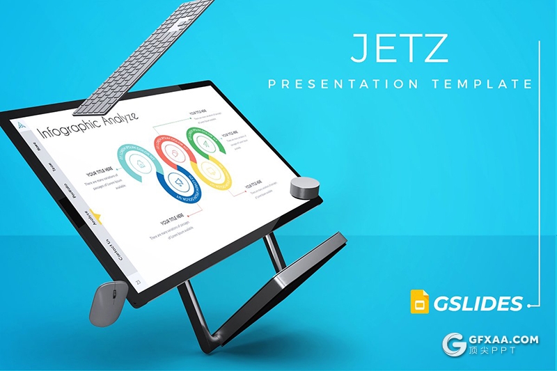 30页国外商务风格企业介绍工作汇报计划Google slides模板5种主题配色 - 顶尖PPT