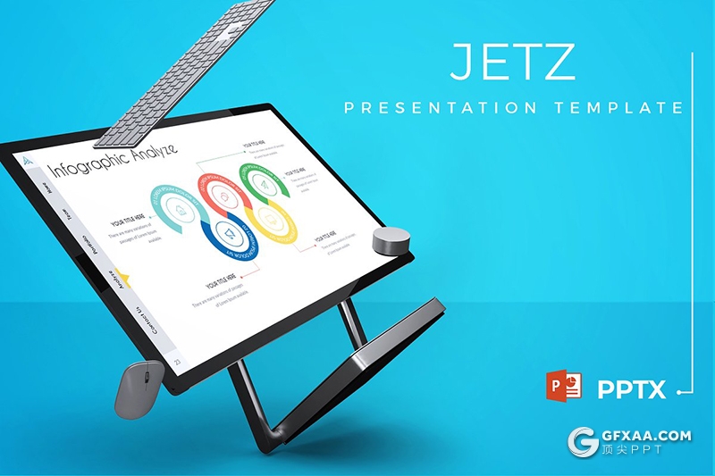 30页国外商务风格企业介绍工作汇报计划PPT模板5种主题配色 - 顶尖PPT