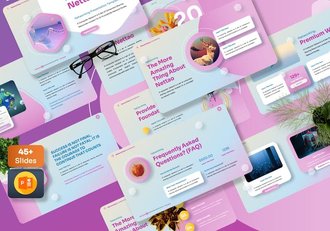 网络通信技术解决方案PPT模板 - 顶尖PPT