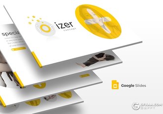 30页5种配色创意图形版式设计女性行业主题Google slides模板 - 顶尖PPT