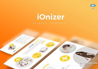 30页5种配色创意图形版式设计女性行业主题keynote模板 - 顶尖PPT