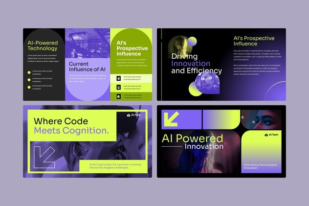 AI科技报告人工智能keynote模板 - 顶尖PPT