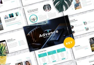 高级业务合作展示通用keynote模板 - 顶尖PPT