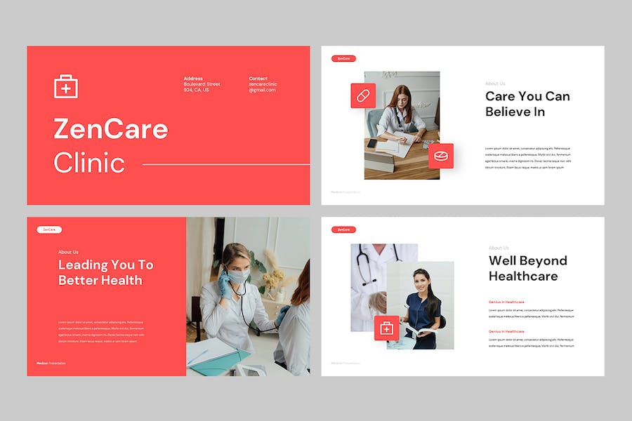 医疗健康诊疗方案展示PPT模板 - 顶尖PPT