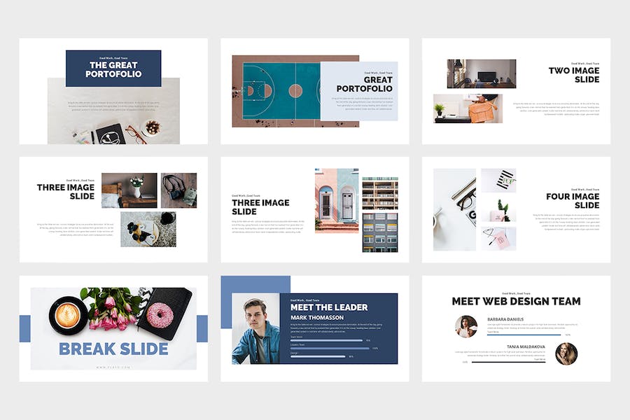 创意商务业务分布总结计划keynote模板 - 顶尖PPT