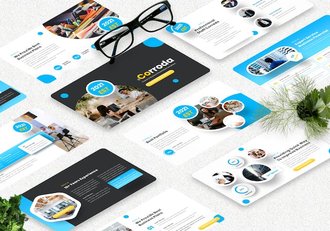 金融理财投资服务推广Keynote模板 - 顶尖PPT