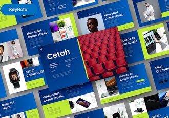 蓝色大气商业计划企业合作商务主题通用keynote模板 - 顶尖PPT