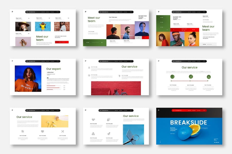 商业融资路演计划书Keynote模板 - 顶尖PPT