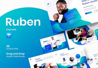 商业企业项目融资路演Keynote模板 - 顶尖PPT