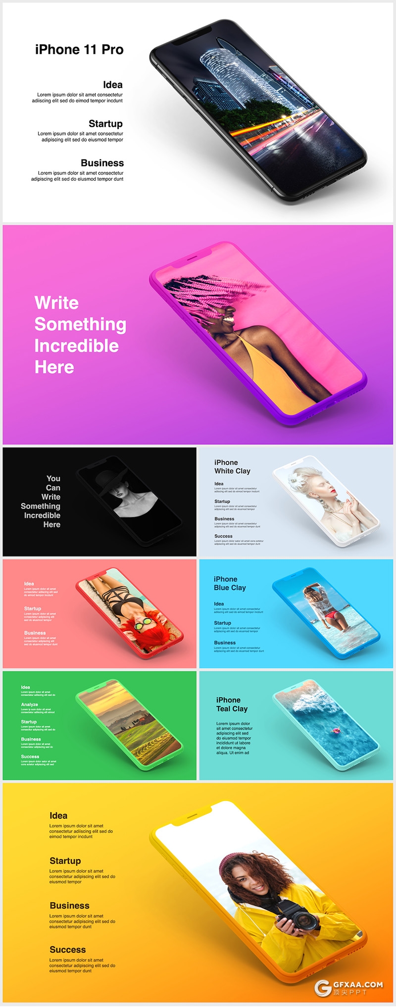 633页全动画动画电脑笔记本平板手机手表PPT贴图样机模板 - 顶尖PPT