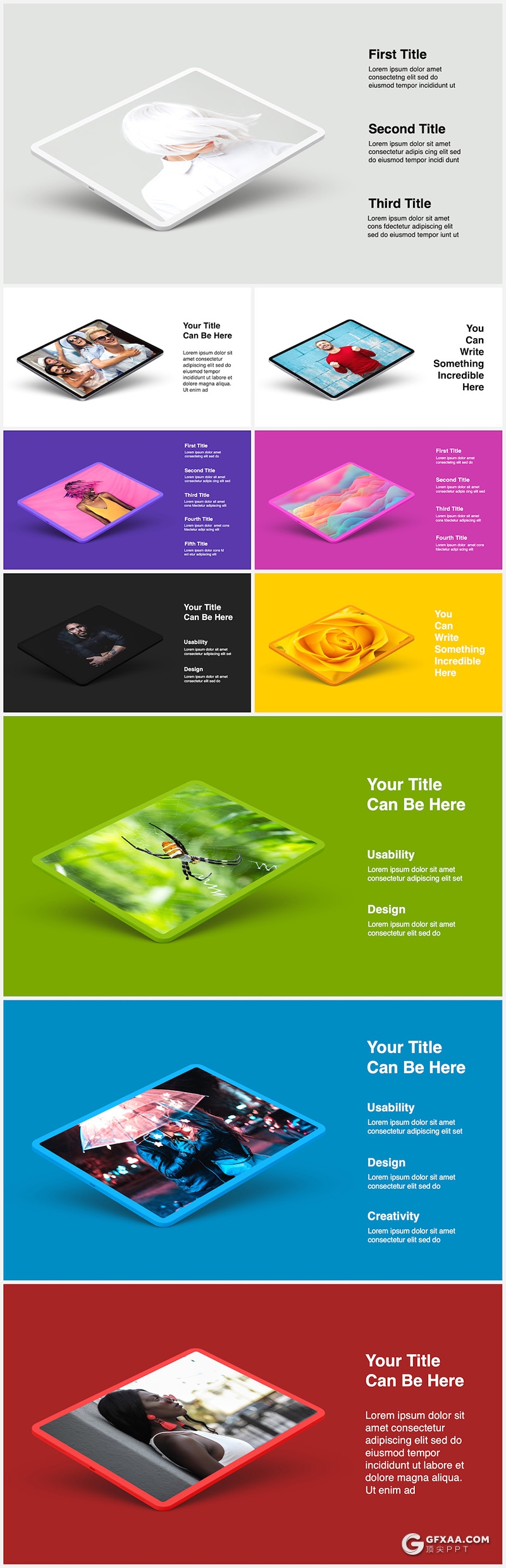 633页全动画动画电脑笔记本平板手机手表PPT贴图样机模板 - 顶尖PPT