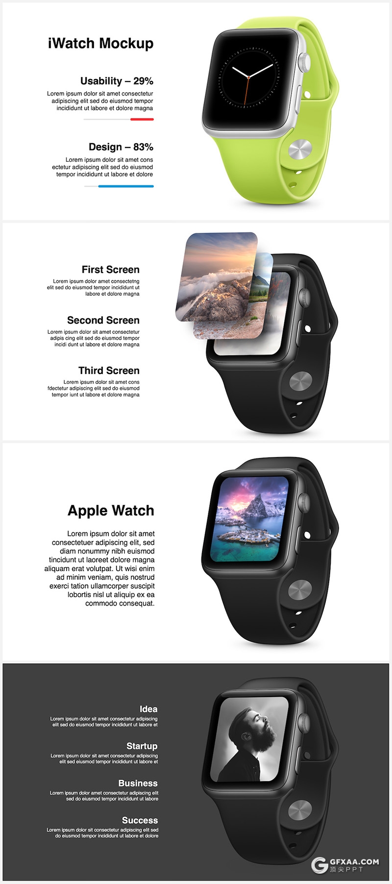 633页全动画动画电脑笔记本平板手机手表PPT贴图样机模板 - 顶尖PPT