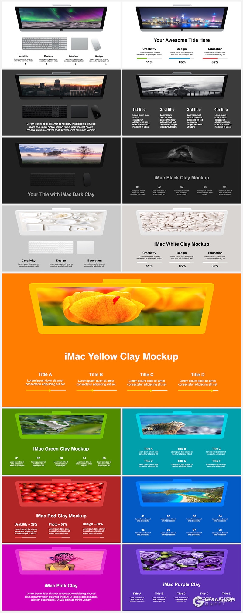 633页全动画动画电脑笔记本平板手机手表PPT贴图样机模板 - 顶尖PPT