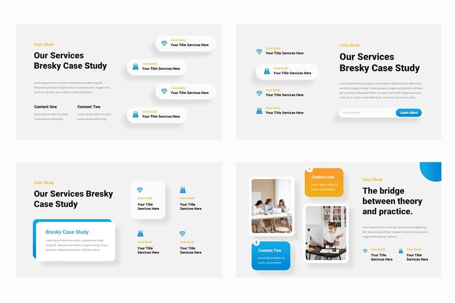 商业案例分析研究报告Keynote模板 Retry - 顶尖PPT