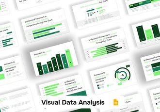 数据可视化分析展示对比PPT模板 - 顶尖PPT