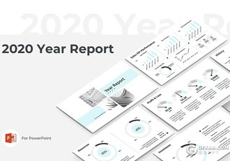 69页极简风格商务多用途PPT模板 5种主题配色 - 顶尖PPT